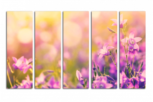 Модульная картина Лавандовые цветы